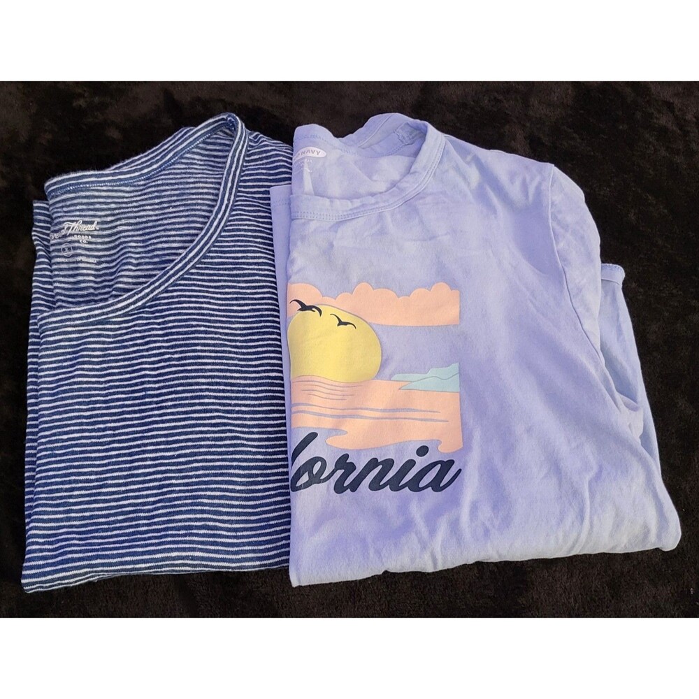 Set Of 2 Size XL Woman's Summer Short Sleeve Shirts Old Navy Universal Thread